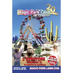 E-billet Magic Park Land Adulte (à partir de 13 ans) - Validité : 28/11/2021